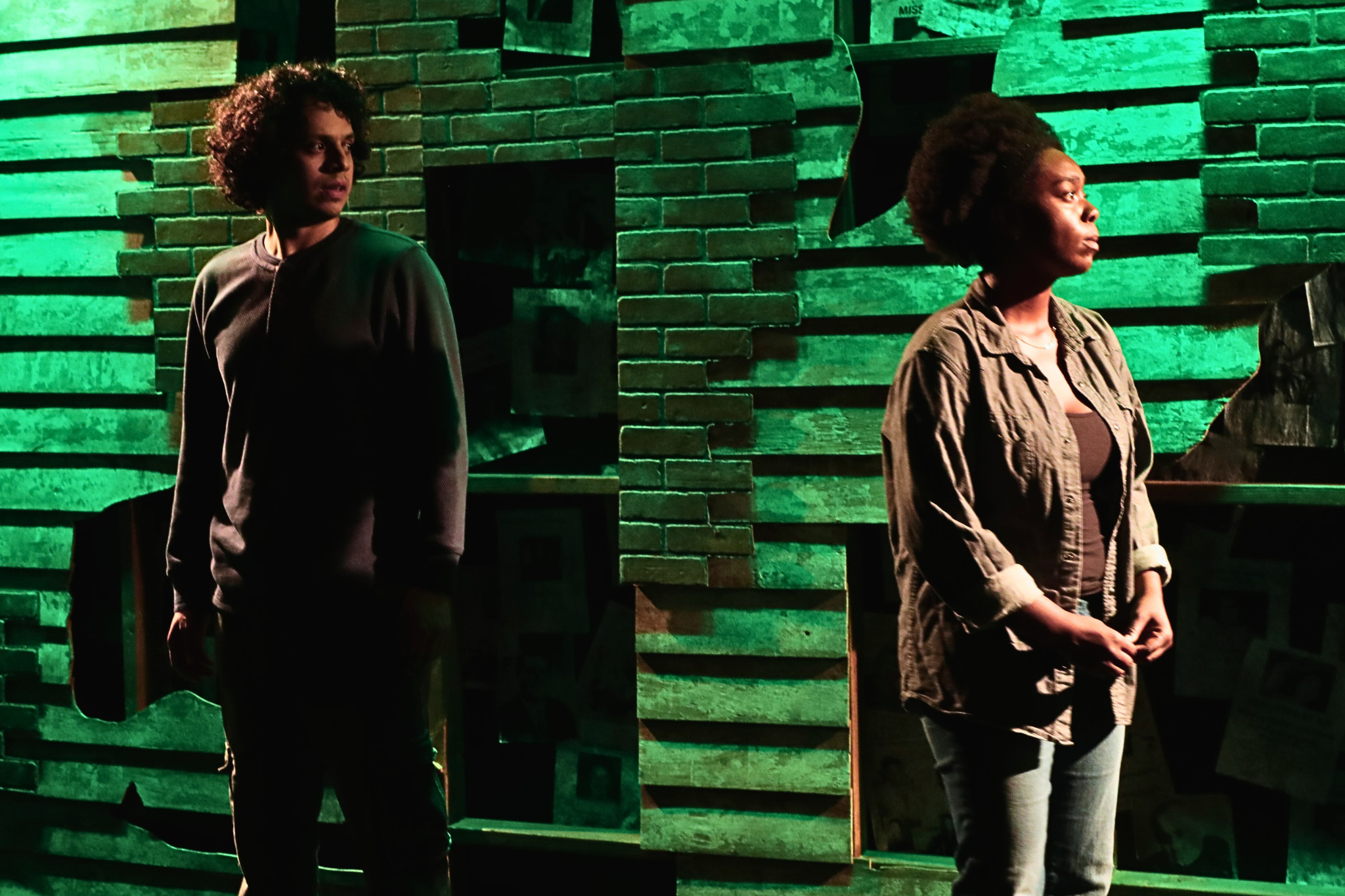 Spike Pulice and Vicky Yvonne star in âSanctuary City,â pllaying...