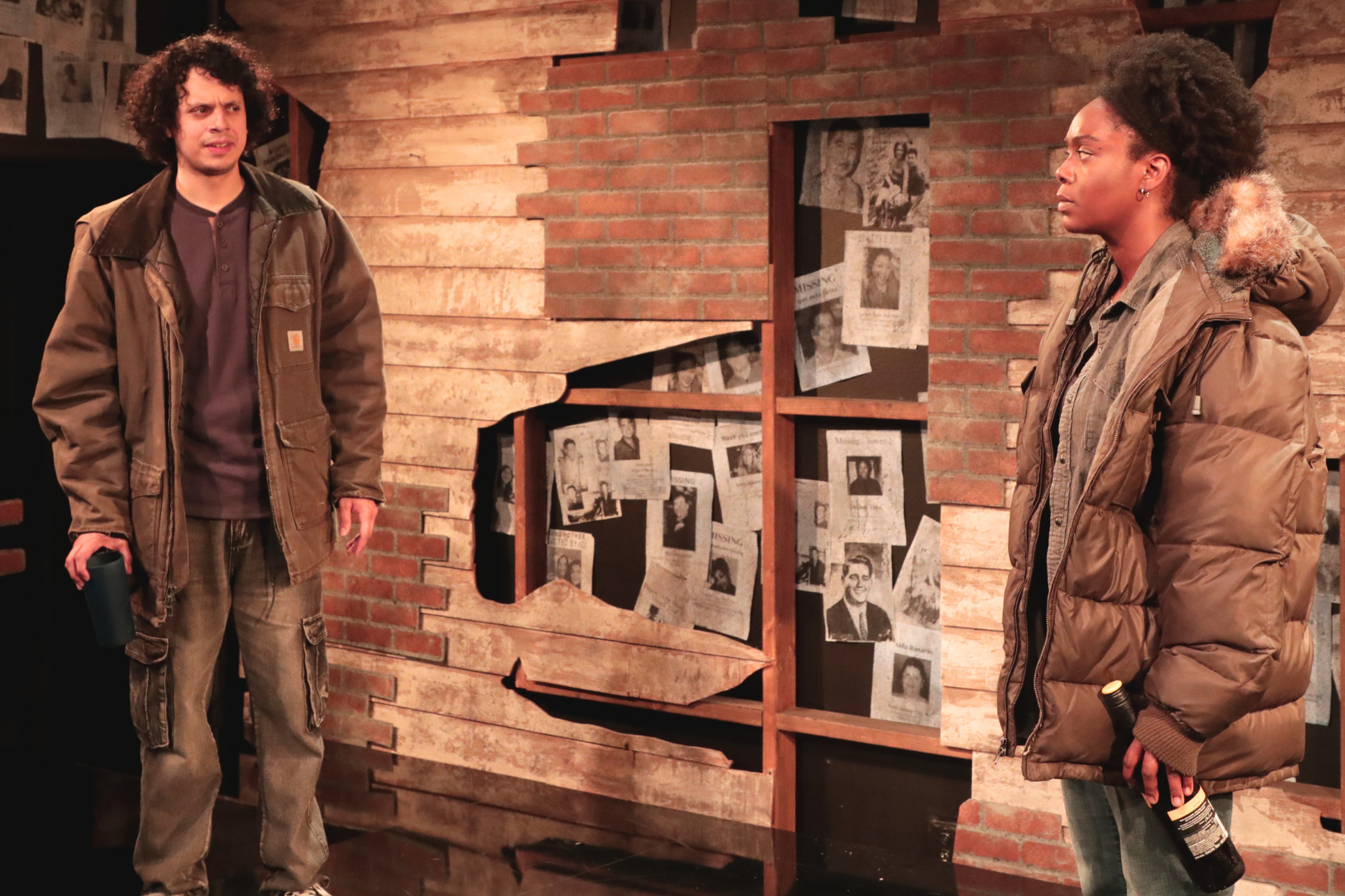 Spike Pulice and Vicky Yvonne star in âSanctuary City,â pllaying...