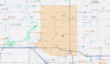 Map shows Garden Grove hazmat incident and evacuation around aerospace plant – Orange County Register