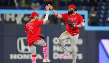 Jo Adell hits pair of homers, Los Angeles Angels beat Toronto Blue Jays to avoid three-game sweep