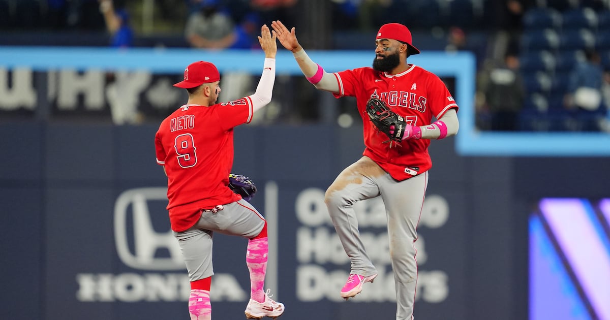Jo Adell hits pair of homers, Los Angeles Angels beat Toronto Blue Jays to avoid three-game sweep