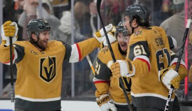 Ivan Barbashev scores late as Vegas Golden Knights beat Anaheim Ducks in Game 1