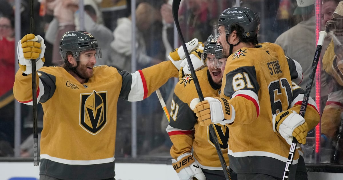 Ivan Barbashev scores late as Vegas Golden Knights beat Anaheim Ducks in Game 1