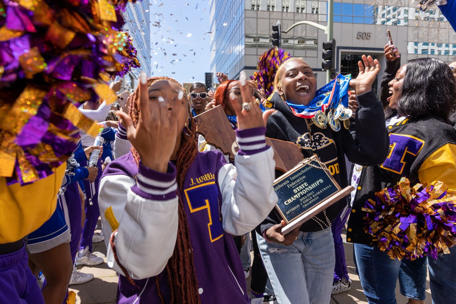 Oakland CIF State Championship Game Parade and Rally  09