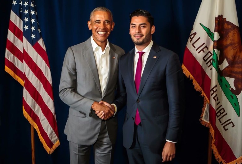 President Obama and Ammar Campa-Najjar