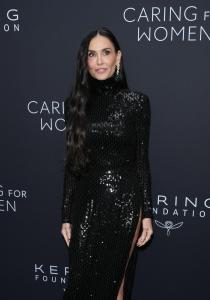 Demi Moore at Kering Foundation Fourth Annual ‘Caring for Women’ Dinner in New York at The Pool on September 11, 2025 in New York, New York.