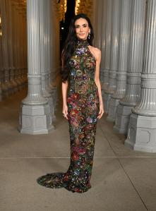 Demi Moore at the 2025 LACMA Art + Film Gala held at LACMA on November 01, 2025 in Los Angeles, California.