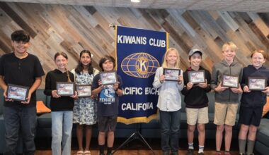 Pacific Beach Kiwanians honor eight students with Hope of America Award