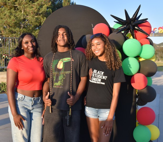 The inaugural BSU Link-Up planning committee included Mt. Carmel High School junior Samiah Bradford, senior Alonzo Miller and Rancho Bernardo High junior Taylor Barkum, who came up with the idea to hold the May 20 event. (Elizabeth Marie Himchak)