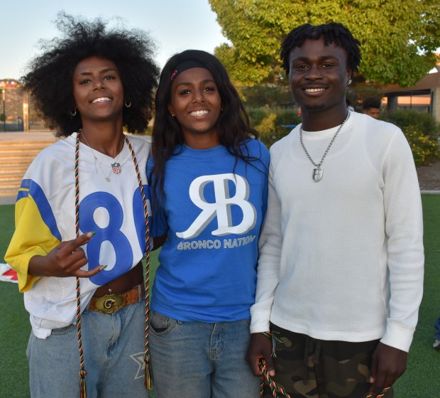 Rancho Bernardo High seniors and siblings Mara, Zayma and Silas Christensen were among those at the BSU Link-Up on May 20. (Elizabeth Marie Himchak)