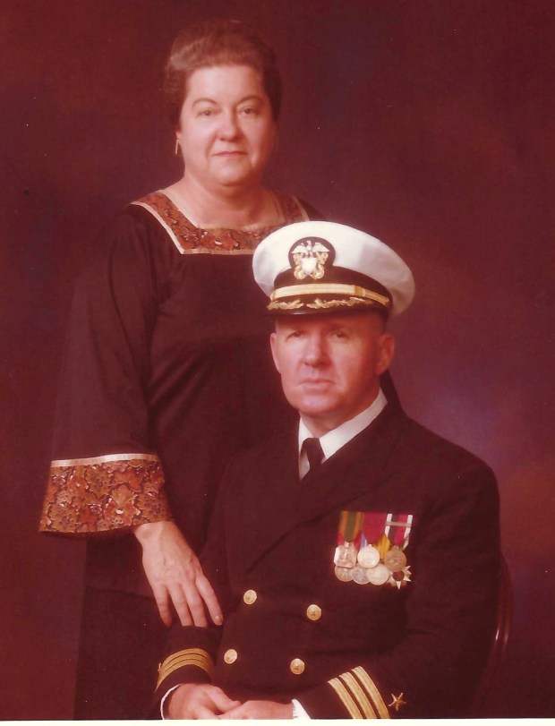 Building 63 single-family homes at the Harmon Ranch development on Oak Knoll Road fulfills a vision of Harmon family members, including the late Commander Edward and Juanita Harmon shown here. (Courtesy Sherry Harmon-Urena)
