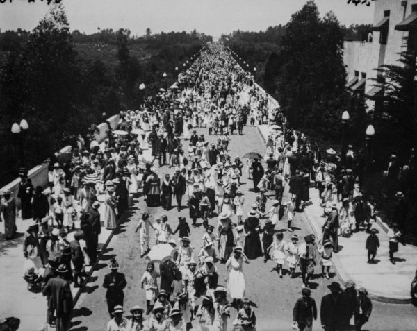 The Panama-California Exposition in San Diego's Balboa Park in 1915-16 coincided with several restaurant openings in La Jolla. (San Diego History Center)