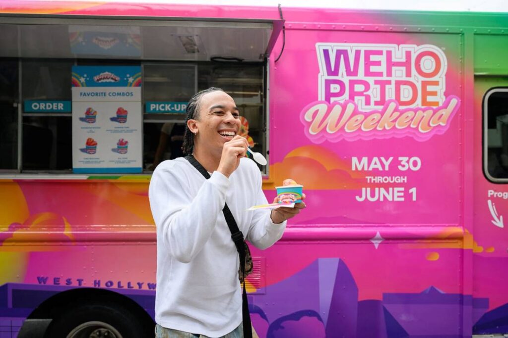 The WeHo Pride Ice Cream Truck returns with free frozen treats across Los Angeles for Pride 2026