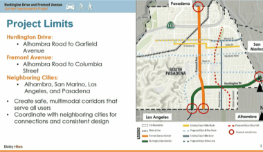 South Pasadena Approves Complete Streets Concept for Huntington Drive