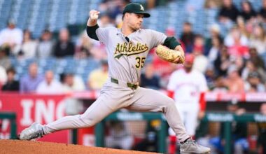 Athletics pitcher J.T. Ginn loses no-hitter in 9th inning, then loses 2-1 to the Angels