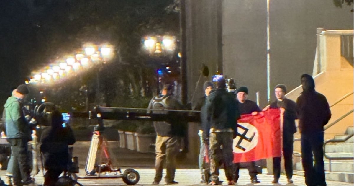 USC film production sparks controversy after filming on campus with swastika symbol – Annenberg Media