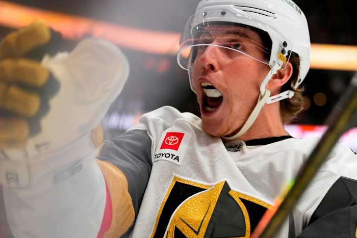 Marner's first playoff hat trick propels Golden Knights to 6-2 rout of Ducks and 2-1 series lead
