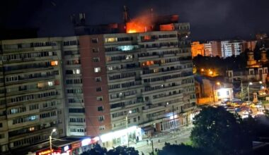 Russian drone targeting Ukraine crashes into Romania apartment building