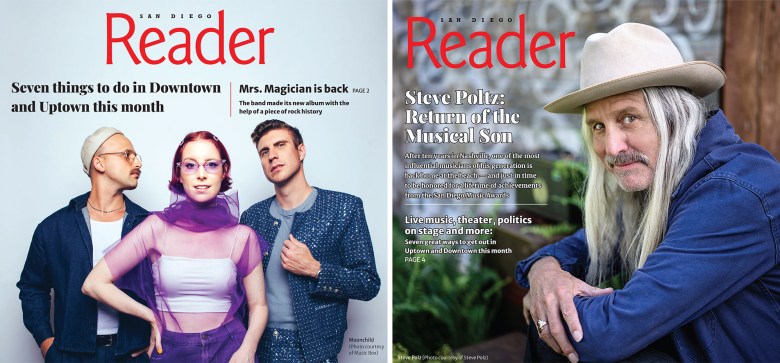 San Diego Reader covers