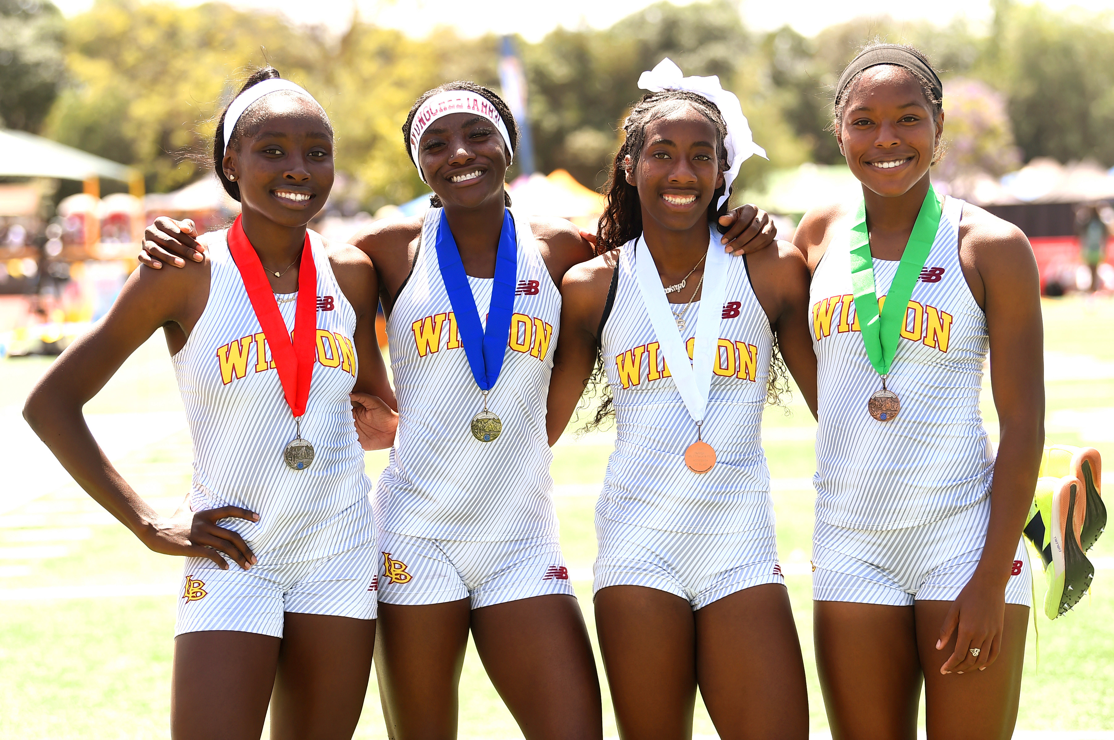 Wilsonâs Saniah Varnado, Clara Adams, Brooklyn Fowler and Brooke Blue...