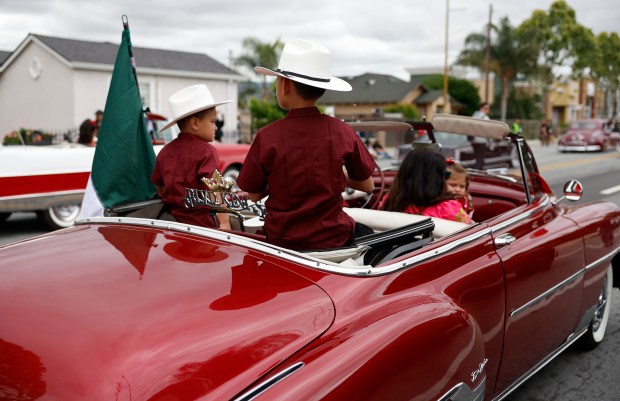 Cars head south down South King Road during the 3rd Annual San Jose Cinco de Mayo Cultural Parade & Festival in San Jose, Calif., on Sunday, May 3, 2026. (Nhat V. Meyer/Bay Area News Group)