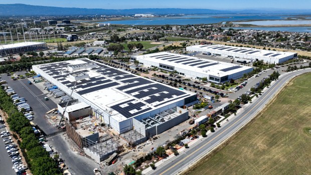 Construction has begun on a Google building on Disk Drive in San Jose, Calif., on Wednesday, April 29, 2026. (Shae Hammond/Bay Area News Group)