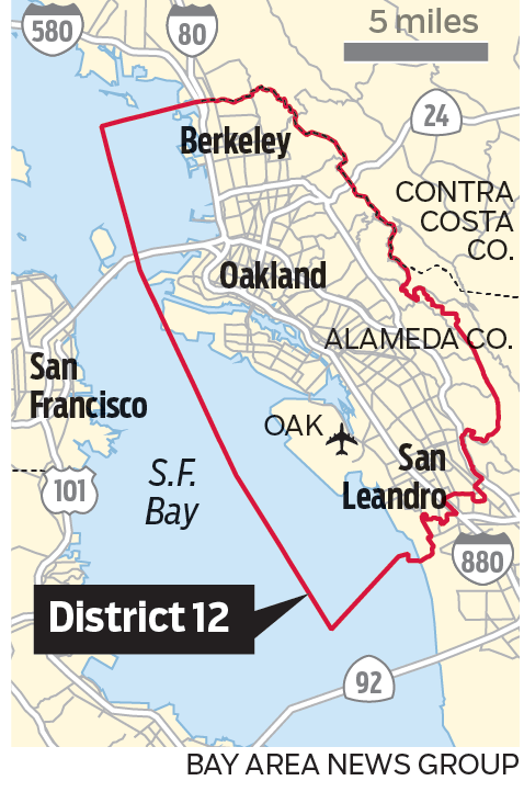 Map of House District 12