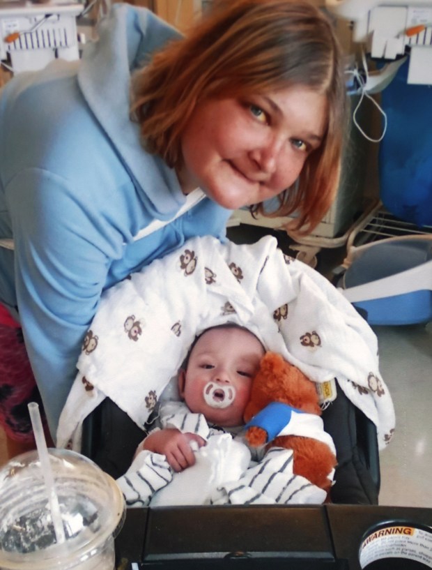 Brianna Burton with her son Jaxon Juarez in an undated family photo. Burton died of kidney and liver failure in July 2025. (Photo courtesy of Juarez Family)
