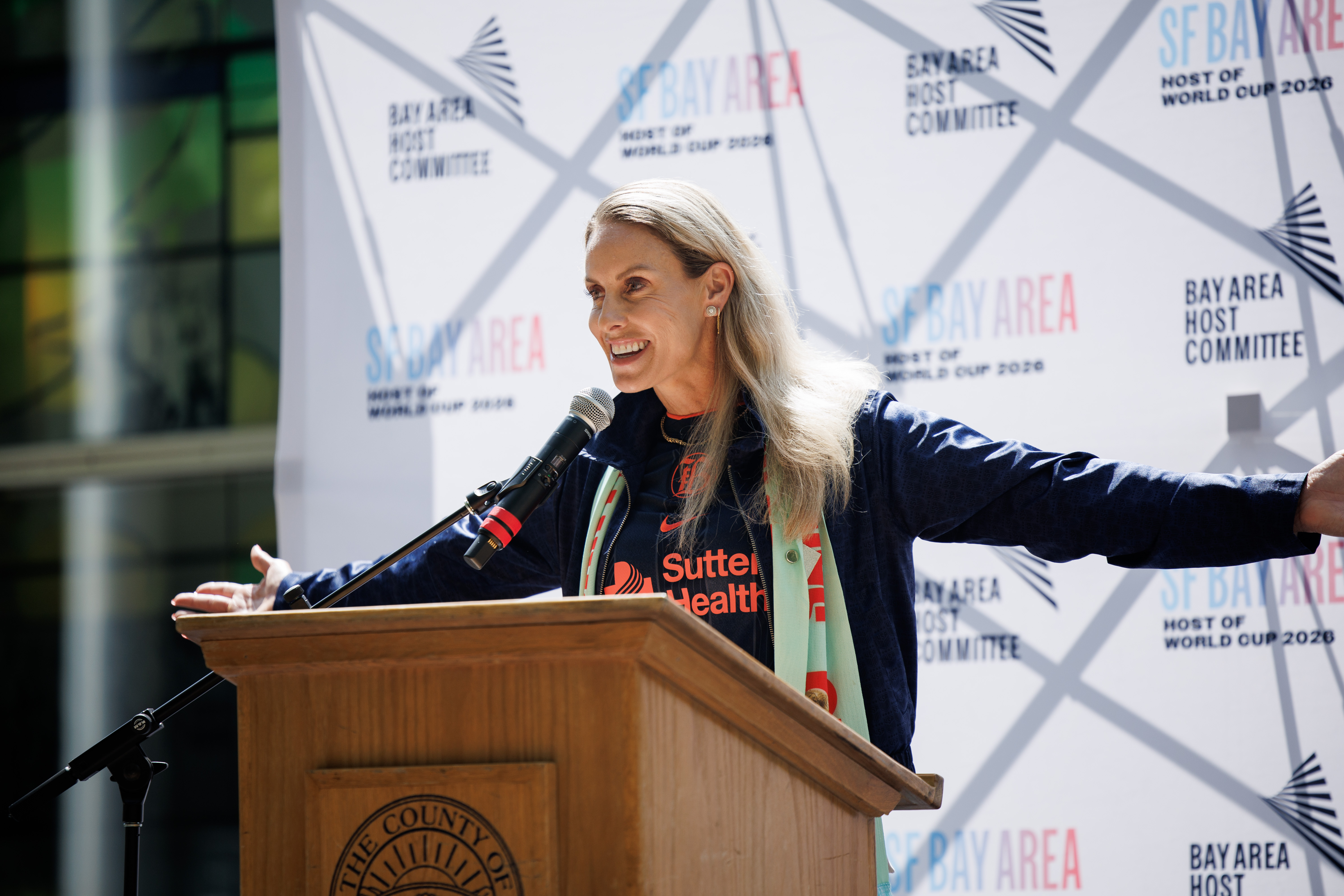 Former U.S. Women's National Team player and Bay FC co-founder...