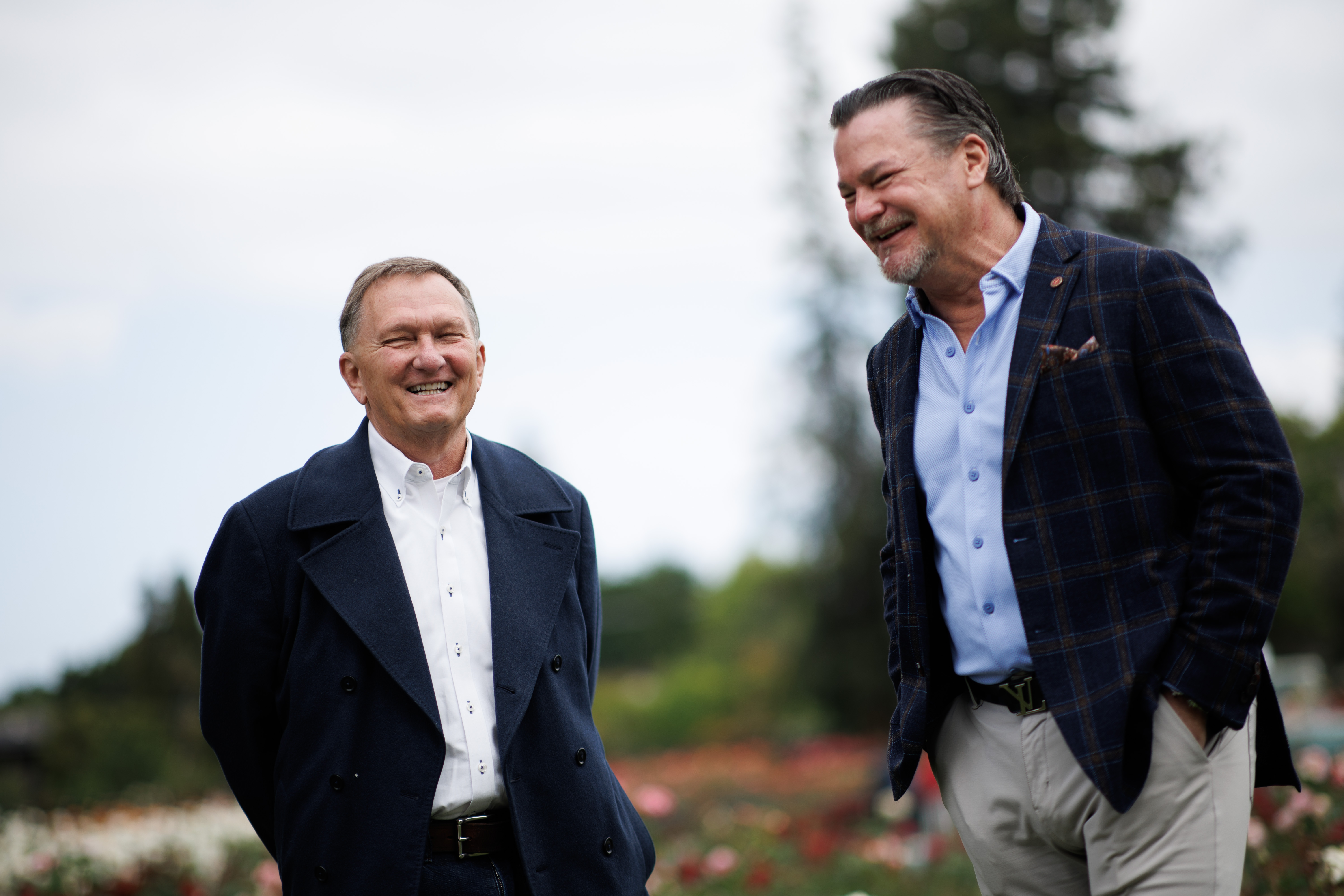 AbilityPath CEO Bryan Neider, left, and the Stroke Awareness Foundation...