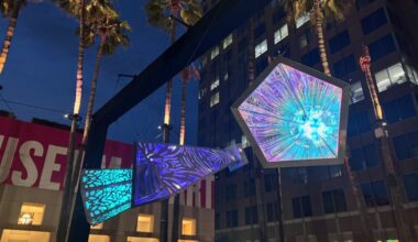 Mesmerizing artwork illuminates Circle of Palms in San Jose – The Mercury News