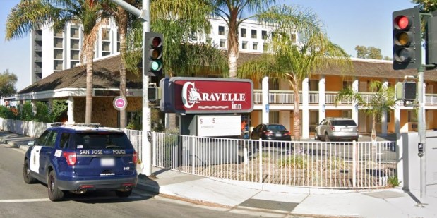 Caravelle Inn & Suites, a 58-unit hotel at 1310 North First Street in San Jose.(Google Maps)
