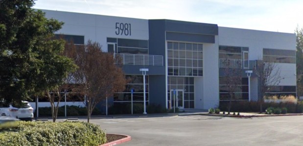 5981 Optical Ct., a research and office building totaling 182,400 square feet in south San Jose. Google Maps