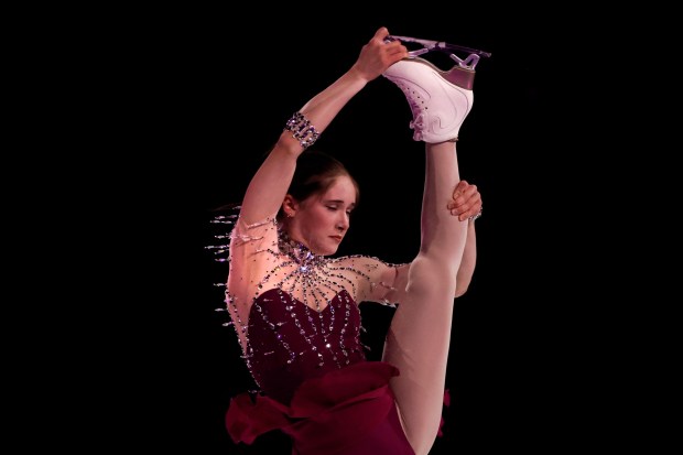 Isabeau Levito, 2026 Olympian, skates during the 2026 Stars on Ice tour at SAP Center in San Jose, Calif., on Sunday, May 17, 2026. (Shae Hammond/Bay Area News Group)