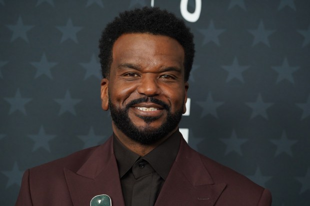 Craig Robinson arrives at the 31st Annual Critics Choice Awards on Sunday, Jan. 4, 2026. He'll perform Thursday, Friday and Saturday at American Comedy Co. (Photo by Jordan Strauss/Invision/AP)