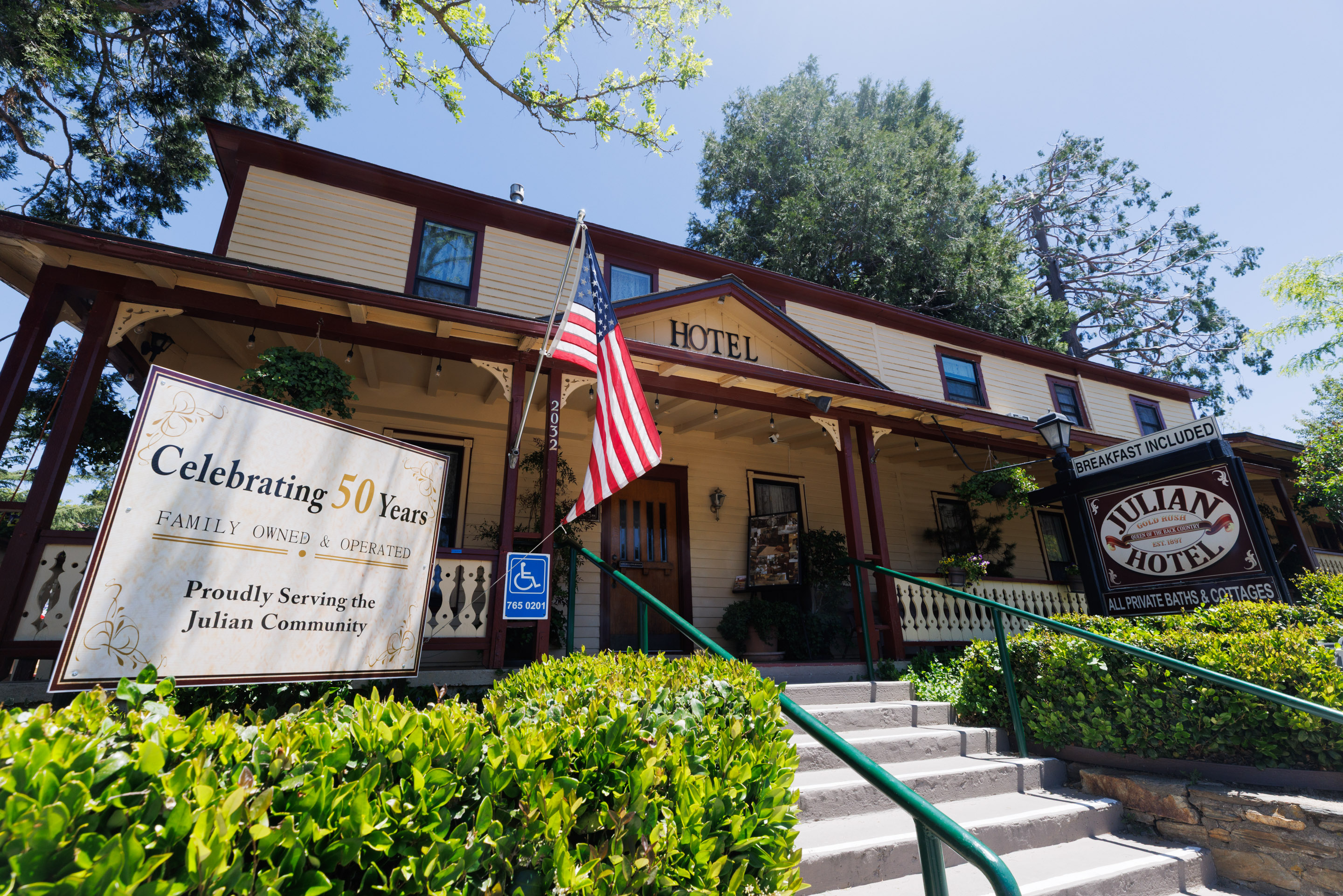 The Julian Gold Rush Hotel in Julian, as seen on...