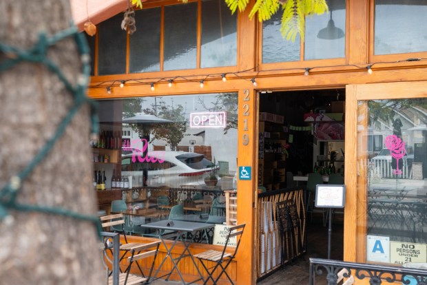 Outside The Rose Wine Bar in South Park on May 15, 2026. (McKenzie Patterson / For The San Diego Union-Tribune)
