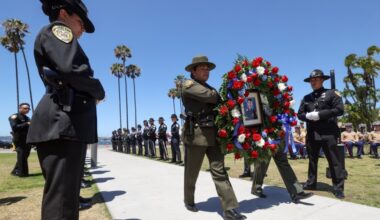 La Mesa officer’s name added to fallen officer memorial downtown