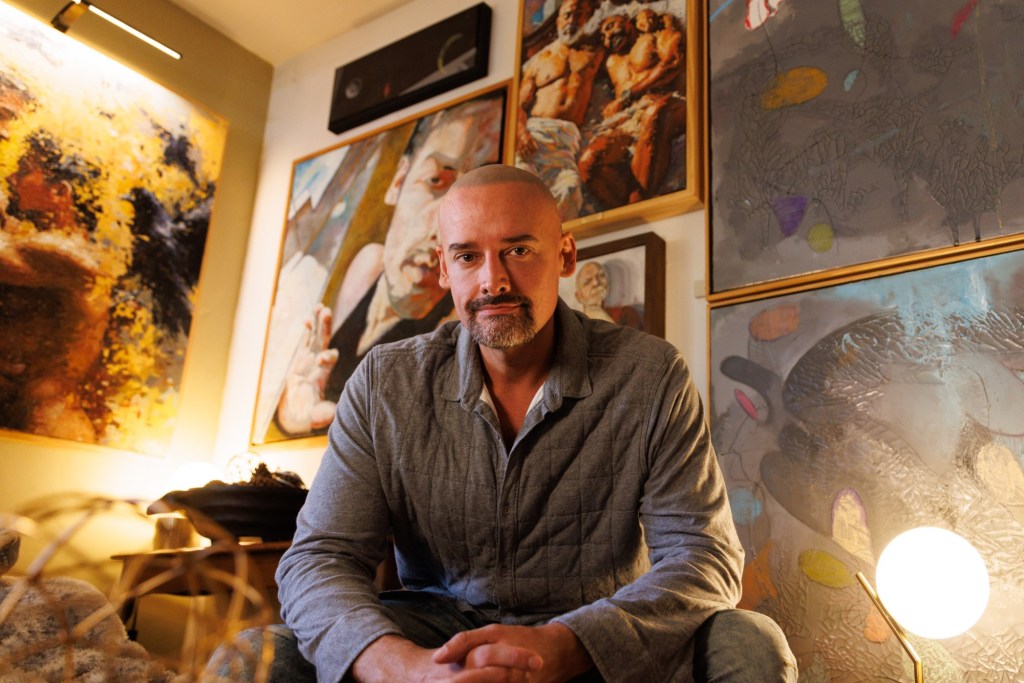 His paintings are a chance to connect with others, and be kinder to himself – San Diego Union-Tribune