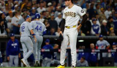 Wild throw in ninth inning allows Dodgers to even series with Padres
