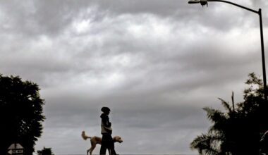 Swift winds and scattered showers likely through Tuesday across San Diego County – San Diego Union-Tribune