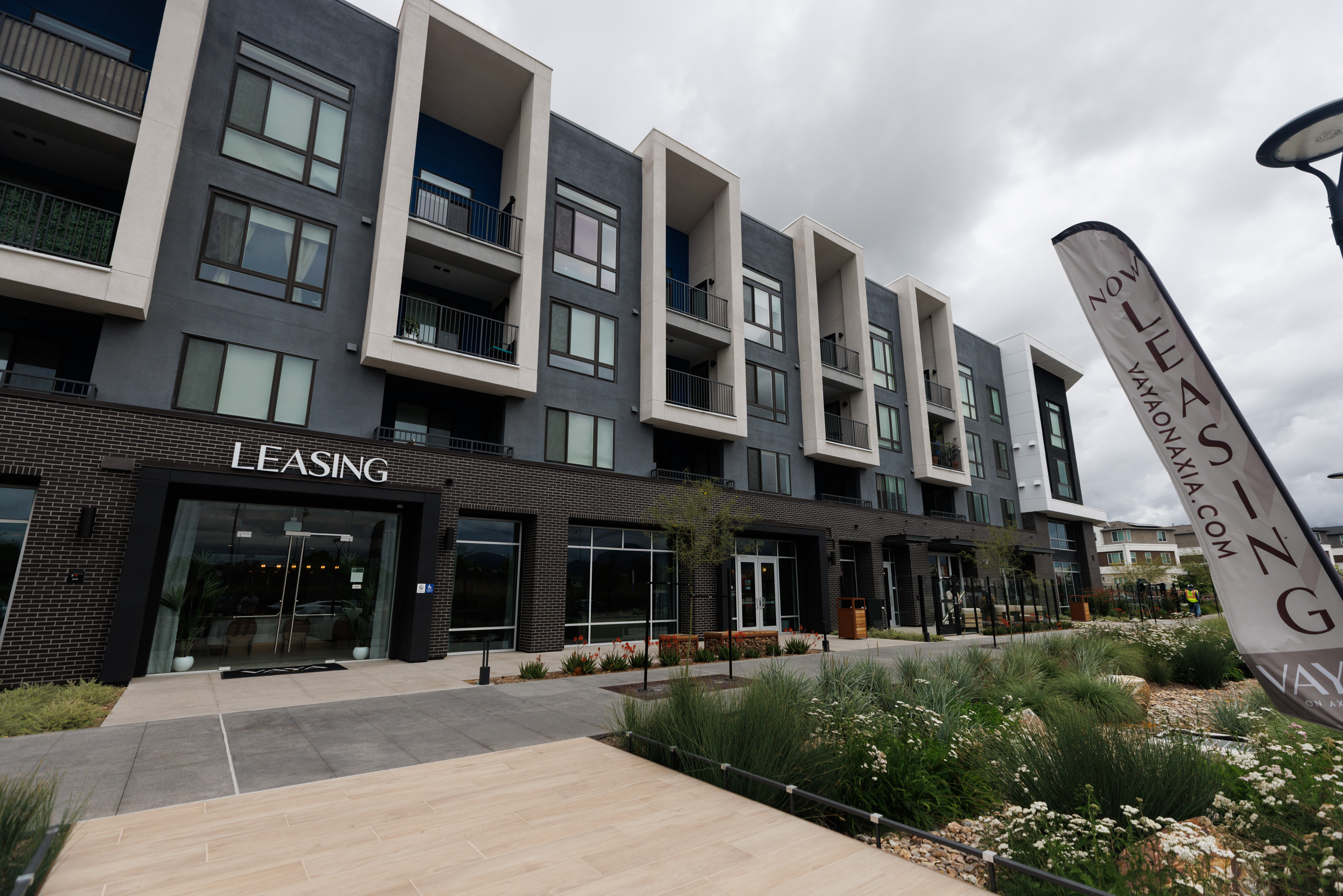 The VAYA apartment complex. (Kristian Carreon / The San Diego...