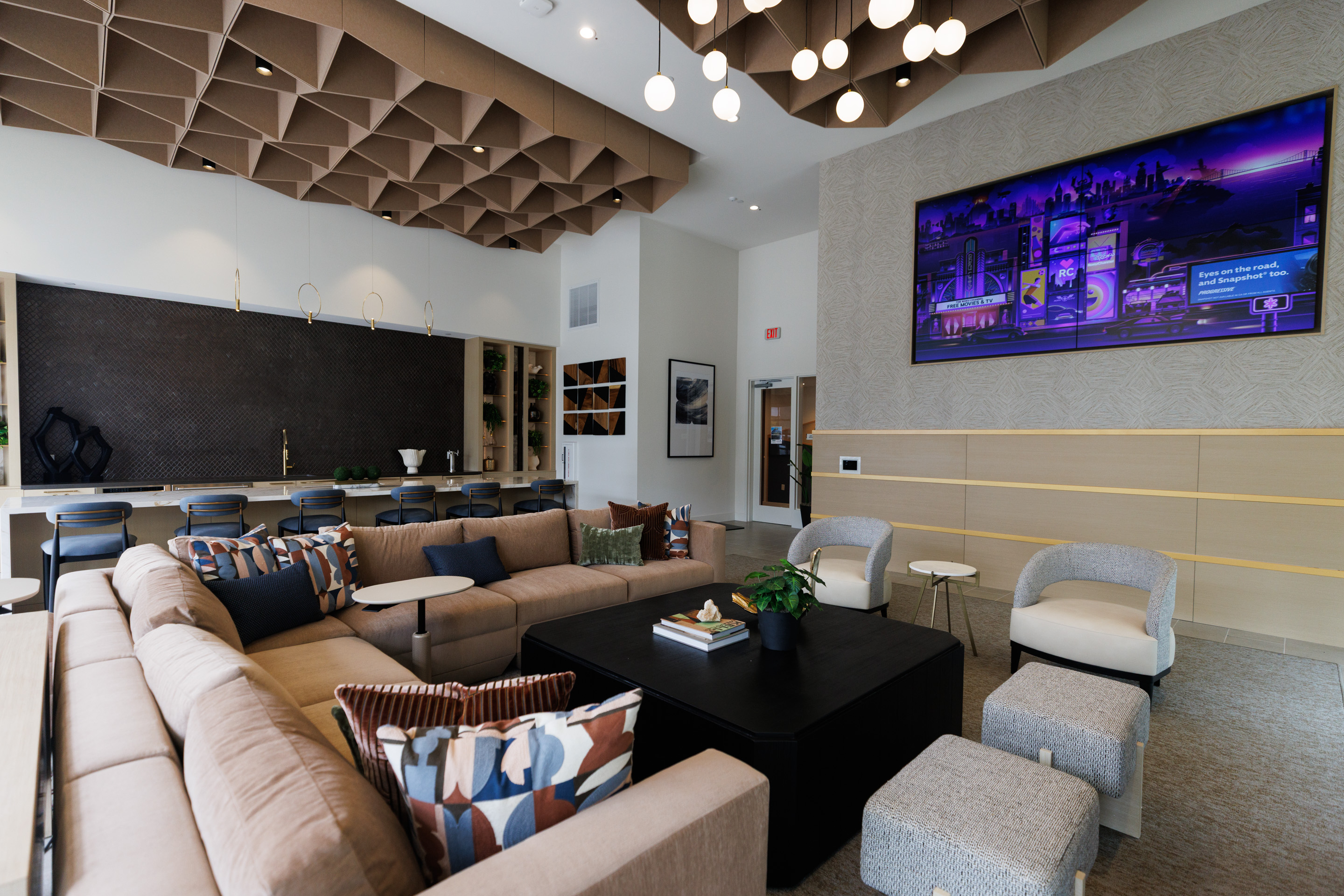 The primary clubhouse at the VAYA apartment complex. (Kristian Carreon...