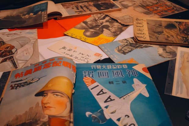 A new exhbit at the San Diego Chinese Historical Museum "Shanghai, Homeland Once Upon a Time Jewish Refugees and Shanghai" takes a look at Jews who were granted visas to go to China during the Holocaust. It is on view through Sept. 6, 2026. (Howard Kung / SDCHM)