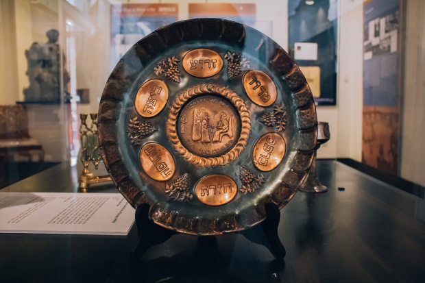 A new exhbit at the San Diego Chinese Historical Museum "Shanghai, Homeland Once Upon a Time Jewish Refugees and Shanghai" takes a look at Jews who were granted visas to go to China during the Holocaust. It is on view through Sept. 6, 2026. (Howard Kung / SDCHM)