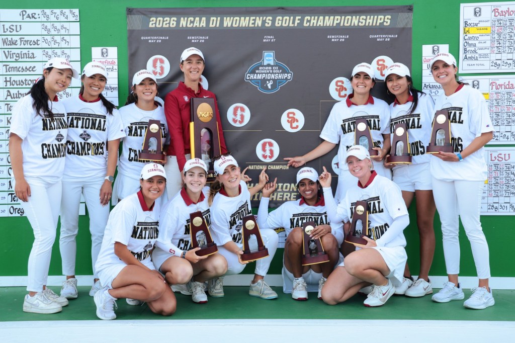 Top-ranked Stanford sweeps USC to capture NCAA women’s golf title at La Costa
