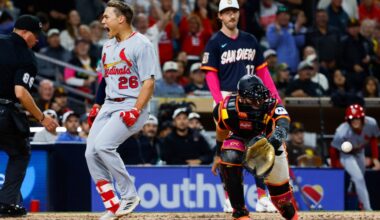 Padres get one hit in loss to Cardinals, who score six runs in fifth inning