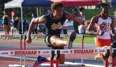 No major hurdles for Mater Dei Catholic's Jasir Fontenot, who wins state title in event