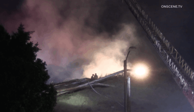 Fire beneath 110 in San Pedro has shut down the freeway – Daily Bulletin