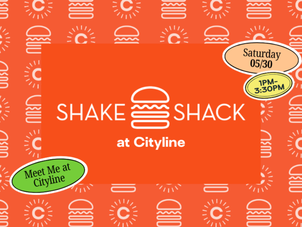Meet Me at Shake Shack — 1 p.m. – 3:30 p.m. at Shake Shack and Redwood Square (275 S Murphy Ave, Sunnyvale)